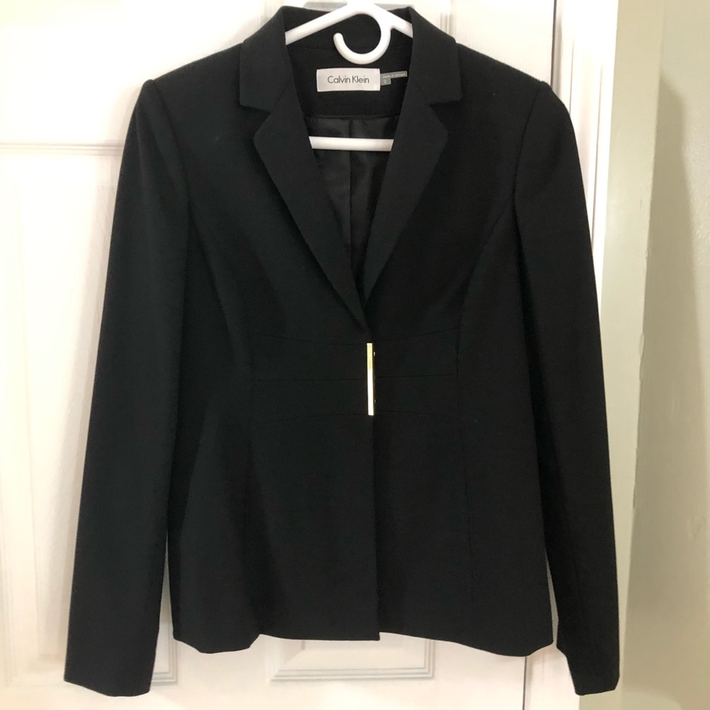Calvin Klein skirt suit